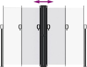 vidaXL Σκίαστρο Πλαϊνό Συρόμενο Λευκό 180 x 1000 εκ.