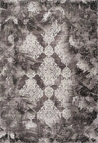 Χαλί (200x290) Polcarpet Damask 9377 Grey Black
