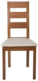 MILLER Καρέκλα Οξιά Aroma Beech, PVC Εκρού