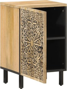 vidaXL Ντουλάπι Μπάνιου 38 x 33 x 58 εκ. από Μασίφ Ξύλο Μάνγκο
