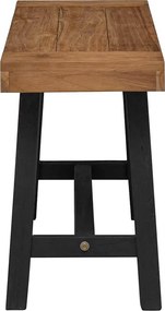 vidaXL Παγκάκι 110 εκ. από Μασίφ Ξύλο Teak