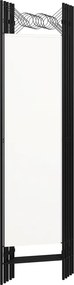 vidaXL Διαχωριστικό Δωματίου με 5 Πάνελ Λευκό 200 x 180 εκ.