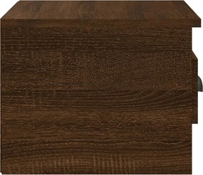 vidaXL Κομοδίνο Επιτοίχιο Καφέ Δρυς 41,5 x 36 x 28 εκ.