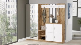 Έπιπλο Εισόδου Πεύκο Atlantic / Λευκό DD9 187,2x37,5x180