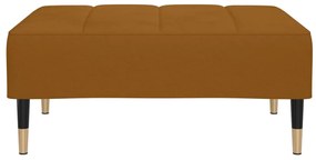 vidaXL Υποπόδιο Καφέ 78 x 56 x 32 εκ. Βελούδινο