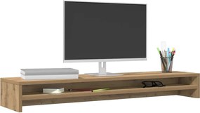 vidaXL Βάση Οθόνης Artisan Δρυς 100x24x13 εκ. από Τεχνητό Ξύλο