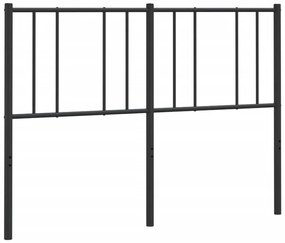 vidaXL Κεφαλάρι Μαύρο 120 εκ. Μεταλλικό