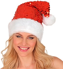 Χριστουγεννιάτικος Κόκκινος Σκούφος Άγιου Βασίλη με Πούλιες 238178