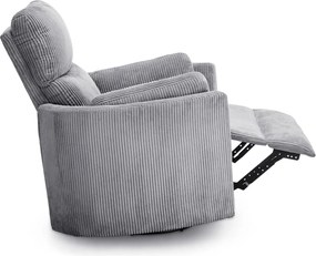 ΠΟΛΥΘΡΟΝΑ ΘΗΛΑΣΜΟΥ/RELAX VELMORA HM3300.01 ΓΚΡΙ ΚΟΤΛΕ ΥΦΑΣΜΑ 100x90x100Υεκ