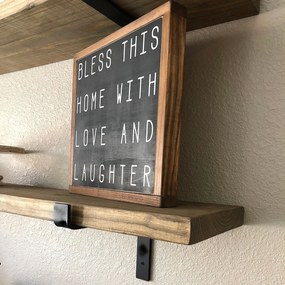 Wall Shelf Lam006 Black
Walnut