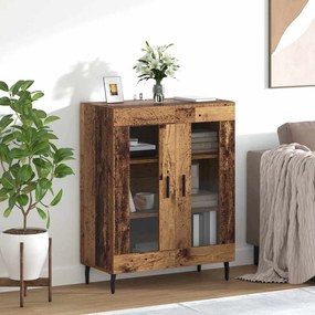 vidaXL Πλαϊνό γραφείο Παλιό Ξύλο 69,5 x 34 x 90 εκ. Επεξεργασμένο Ξύλο