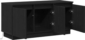 vidaXL Ντουλάπι TV Μαύρη Οξυά 100 x 38 x 49 εκ. Επεξεργασμένο ξύλο