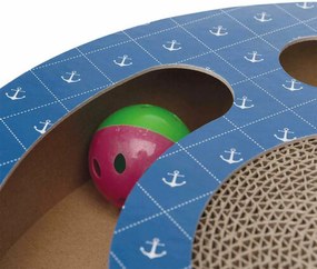 Αποξέστη για Γάτες Trixie Μπλε Χαρτόνι Πλαστική ύλη Ø 33 cm