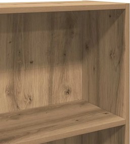 vidaXL Βιβλιοθήκη από Τεχνητό Δρυ 60 x 24 x 176 εκ. από Τεχνητό Ξύλο