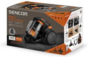 Ηλεκτρική Σκούπα 4ΑΑΑΑ ECO Power χωρίς Σακούλα Multi Cyclone HEPA H13 78 dB(A) Sencor SVC 1080TI
