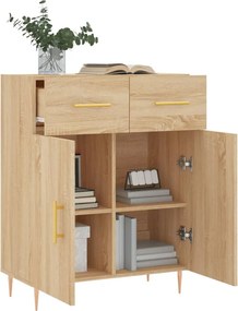 vidaXL Ντουλάπι Sonoma Δρυς 69,5 x 34 x 90 εκ. από Επεξεργασμένο Ξύλο
