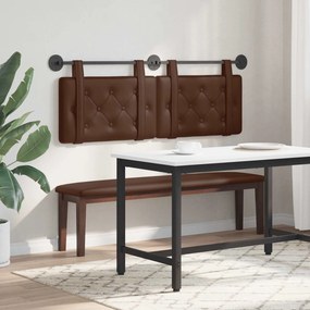 vidaXL Κεφαλάρι κρεβατιού κρεμαστό Καφέ Τεχνητό Δέρμα