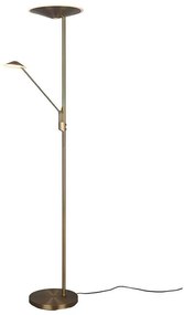 Φωτιστικό Δαπέδου Brantford 425610204 30x180cm Dim Led 3500Lm 30W/650Lm 6,5W Brass Trio Lighting