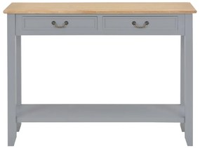 vidaXL Τραπέζι Κονσόλα Γκρι 110 x 35 x 80 εκ. Ξύλινο