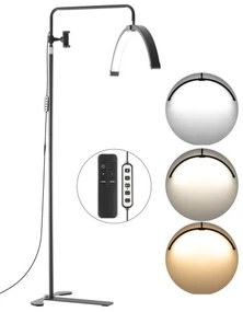 Half Moon Light for Esthetician 26inch Dimmable LED Floor Lamp Lash Light Arched