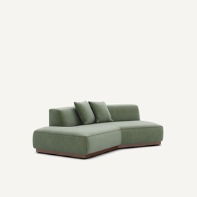 Γωνία καναπέ αριστερή από βελούδο, JACOPO