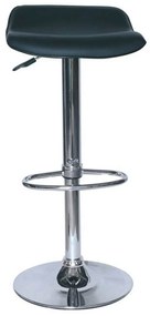 Σκαμπό Μπαρ Bar/3 Black 43-2750 38X39X67/79cm Metal, Technoderma
