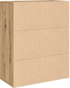 vidaXL Sideboard Artisan Oak 60x30x75 cm Κατασκευασμένο ξύλο