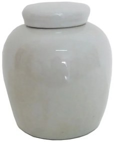 Διακοσμητικό Βάζο Με Καπάκι Κεραμικό-Πορσελάνης PAPSHOP 15x18εκ. CH21