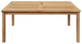 vidaXL Τραπεζάκι σαλονιού Καφέ 110 x 110 x 45 cm Μασίφ ξύλο teak