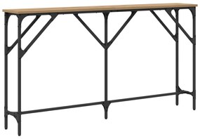 vidaXL Κονσόλα Ξύλο Δρυός 140x23x75 εκ. Επεξεργασμένο Ξύλο