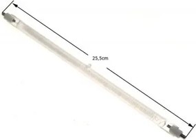 Λάμπα θέρμανης για σόμπα αλογόνου 25,5cm