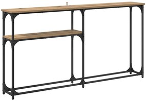 vidaXL ΤραπέζιΚονσόλας Artisan Oak 145 x 22,5 x 75 εκ.