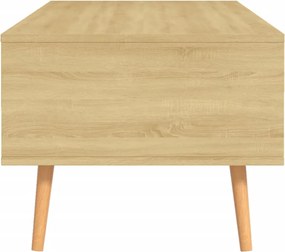 vidaXL Τραπεζάκι Σαλονιού Sonoma Δρυς 100x49,5x43 εκ. Επεξεργ. Ξύλο