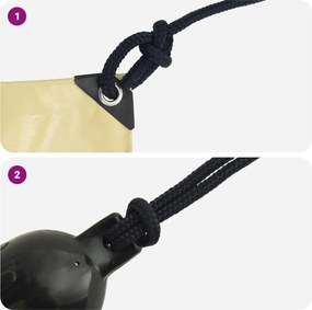 vidaXL Σχοινί Boat 10 mm 15 m Βασιλικό Μπλε Πολυεστέρας