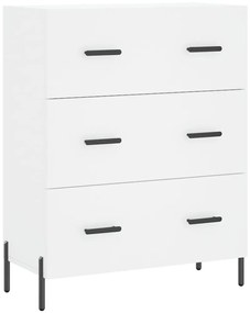 vidaXL Ντουλάπι Λευκό 69,5x34x180 εκ. από Επεξεργασμένο Ξύλο