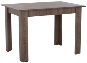 KITCHEN TABLE KELVIN  110x80x77, ASH GREY