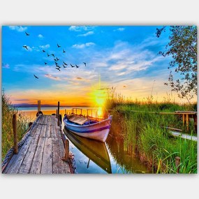 Πίνακας Καμβάς 441HPE2775 100x70cm Multi Wallity Horizontal Ξύλο, Καμβάς