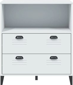 vidaXL Βιβλιοθήκη VIKEN Λευκή 80x40x90 εκ. από Επεξεργασμένο Ξύλο