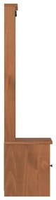 Δέντρο χωλ "SANDENS" 45x40x159,5 εκ.Πεύκο μασίφ ξύλο - Καφέ