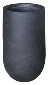 MarHome ΚΑΣΠΩ FIBER CLAY ΑΝΘΡΑΚΙ ΓΡΑΝΙΤΗ ΨΗΛΟ ΣΤΡΟΓΓΥΛΟ ΜΙΚΡΟ Φ26x45cm  06-20715-S