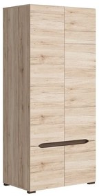Ντουλάπα Boston P114, San remo δρυς, 200x90x56cm, Πόρτες ντουλάπας: Με μεντεσέδες