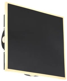 Απλίκα Φωτιστικό Τοίχου LED 12W Μαύρο 20x20 Saidy 78408-4 Globo Lighting-78408-4-Μαύρο 78408-4