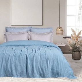 Κουβέρτα 0489 Blue Das Home Υπέρδιπλo 220x240cm Cotton-Polyester