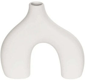 Βάζο Toledo 21251 27x6x24cm White GloboStar Κεραμικό