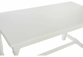 Τραπεζαρία DKD Home Decor Ξύλο Λευκό (180 x 90 x 80 cm)