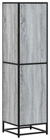 vidaXL Highboard Grey Sonoma Κατασκευασμένο ξύλο και μέταλλο