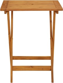 vidaXL Σετ Επίπλων Bistro 3 τεμ. Taupe Ύφασμα/Μασίφ Πεύκου