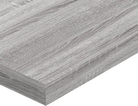 vidaXL Ράφια Τοίχου 4 τεμ. Γκρι Sonoma 40x10x1,5 εκ. Επεξεργ. Ξύλο