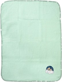 Κουβέρτα Πικέ Αγκαλιάς (80x110) Dimcol Cloudy Bear 178 Mint