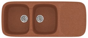 Sanitec Classic 300 Granite Terracotta Νεροχύτης 80cm